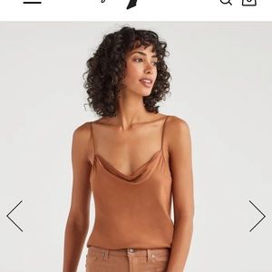 7 for all mankind cowl neck cami